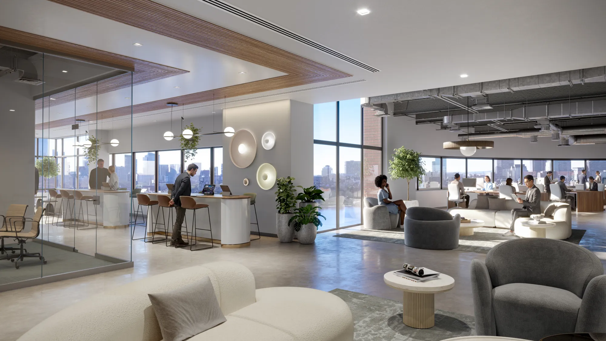 Tenant office space at Riverfront office park